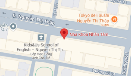 Bản đồ chỉ đường đến Nha Khoa Nhân Tâm Chi nhánh Quận 7